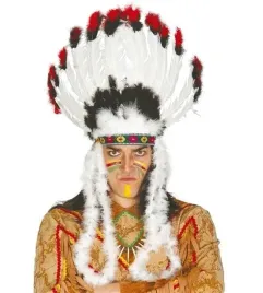 pioropusz-wodza-indianina-indianki-dziki-zachod