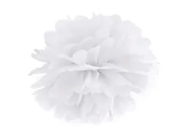 pompon-bibulowy-bialy-35-cm-urodziny-komunia-wesele-slub-chrzest-ihs