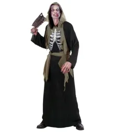 stroj-zombie-ciemnobrazowy-z-kapturem-halloween-m