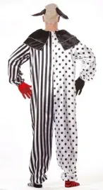 stroj-zly-klaun-klauna-clown-bialo-czarny-m