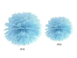 pompon-bibulowy-35-cm-niebieski-dekoracja-party-stan-nowy