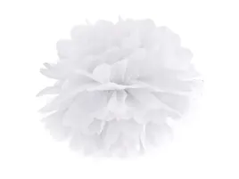 pompon-bibulowy-bialy-25-cm-urodziny-komunia-wesele-slub-chrzest-ihs