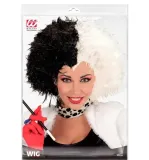 peruka-cruella-101-dalmatynczykow-czarno-biala-stan-nowy