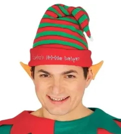 czapka-pomocnika-mikolaja-elfa-elf-z-napisem