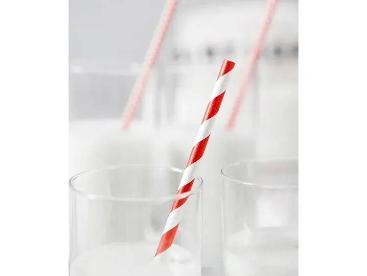 slomki-papierowe-195-cm-czerwone-w-biale-paski