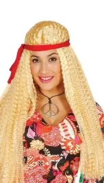 peruka-hipisa-blond-wlosy-dlugie-z-opaska