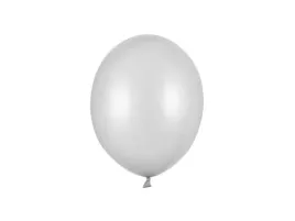 balony-strong-23-cm-metallic-silver-snow-100-szt