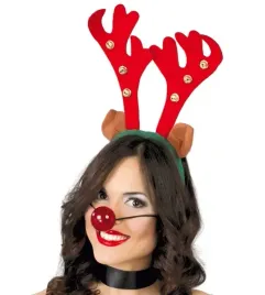 opaska-z-rogami-renifera-rudolf-swieta-gwiazdka