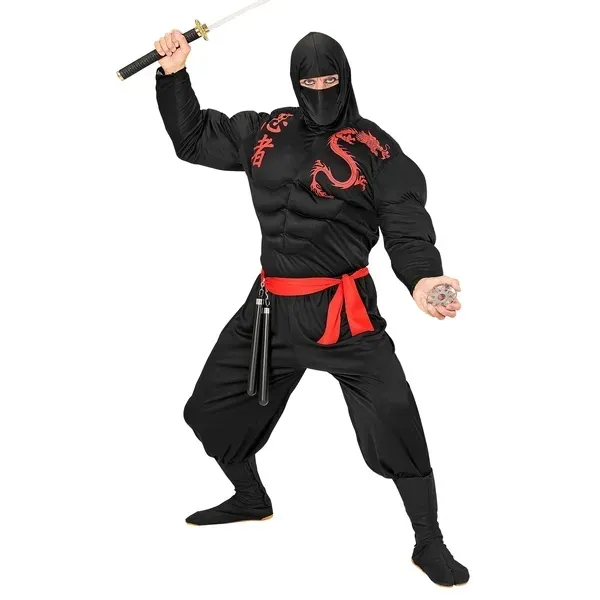 stroj-super-ninja-czerwony-pas-paker-xl