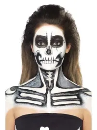 zestaw-bialy-czarny-lateks-szkielet-halloween