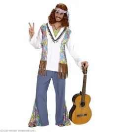 stroj-hippis-hipisa-woodstock-blekitny-kwiaty-s