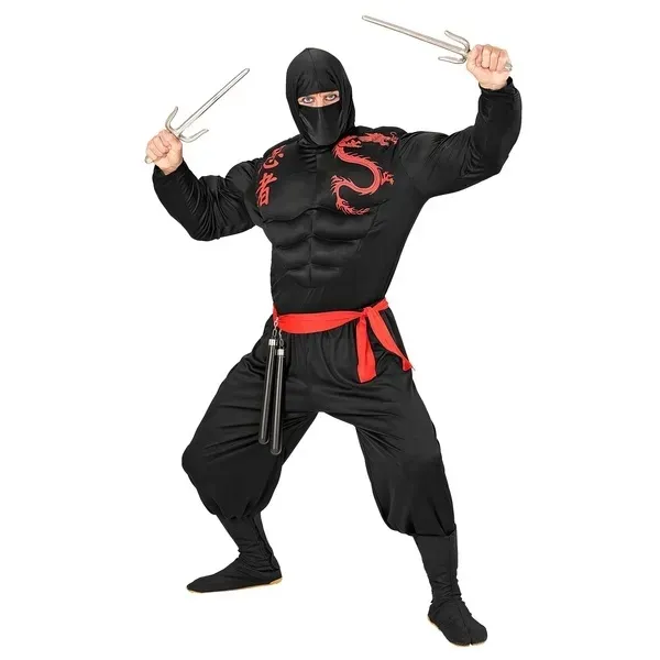 stroj-super-ninja-czerwony-pas-paker-l-plec-produkt-meski