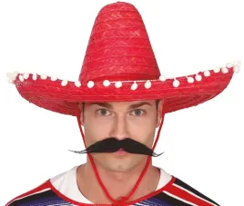 sombrero-meksykanskie-kapelusz-50-cm-malinowa-czerwien-czerwony-meksyk