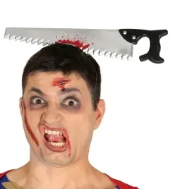 pila-w-glowie-opaska-krew-horror-halloween