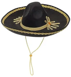 sombrero-meksykanskie-czarne-zlote-kwiaty-deluxe