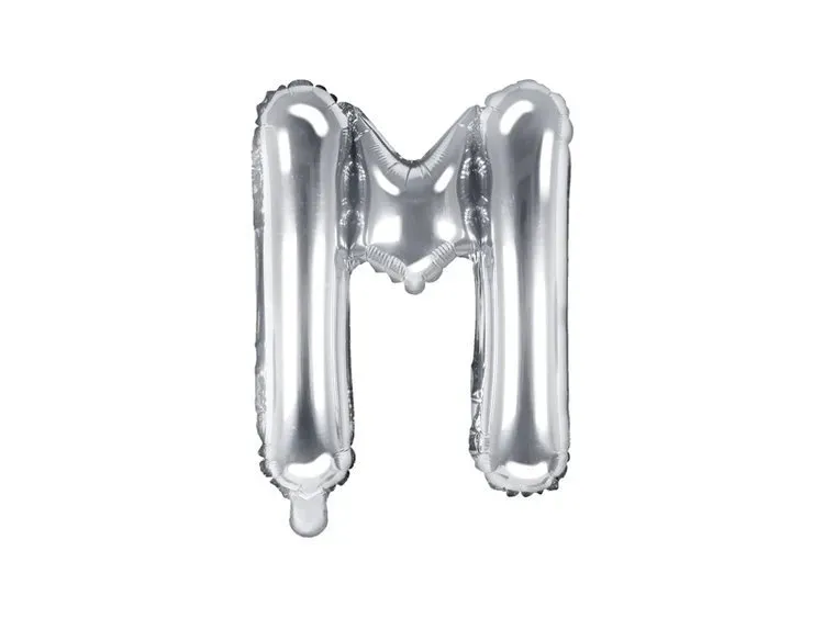 balon-foliowy-35cm-litera-m-srebrna