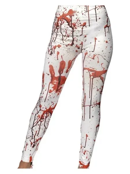 legginsy-getry-biale-krew-horror-plamy-halloween