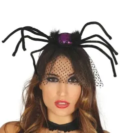 opaska-z-pajakiem-pajak-fioletowy-halloween