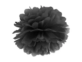 pompon-bibulowy-25-cm-czarny-urodziny-party
