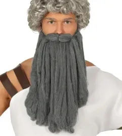 broda-z-wasami-czarownika-czarodzieja-posejdona-dluga-ciemna-siwa-halloween
