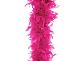 boa-szal-z-pior-ciemny-neonowy-roz-fuksja-180-cm