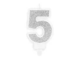 swieczka-urodzinowa-cyfra-5-srebrna-brokatowa-7-cm