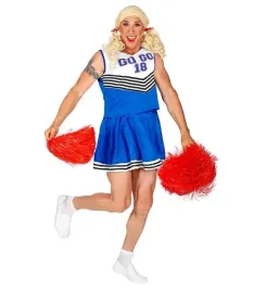stroj-drag-queen-cheerleader-niebieski-meski-xl