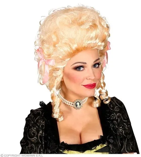 peruka-kolonialna-dama-blond-ze-wstazkami-stan-nowy