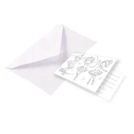 karty-zaproszeniowe-baletnica-biale-z-kopertami