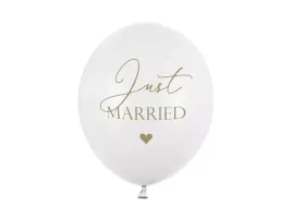 balony-lateksowe-just-married-biale-30-cm-6-szt