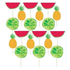 karteczki-na-patyczkach-owoce-dekoracja-ciast