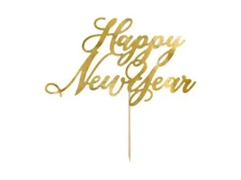 topper-na-tort-happy-new-year-zloty-24-cm