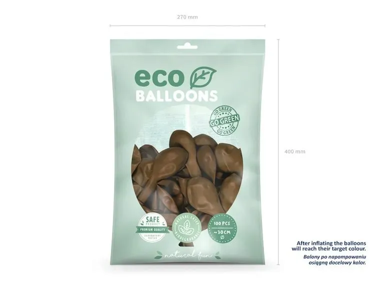balony-eco-30-cm-pastelowe-czekoladowy-braz