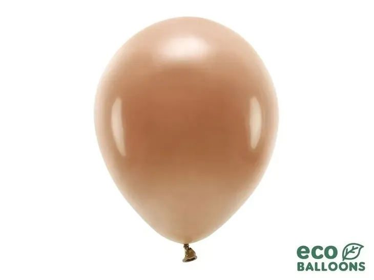 balony-eco-30-cm-pastelowe-czekoladowy-braz-ksztalt-klasyczny