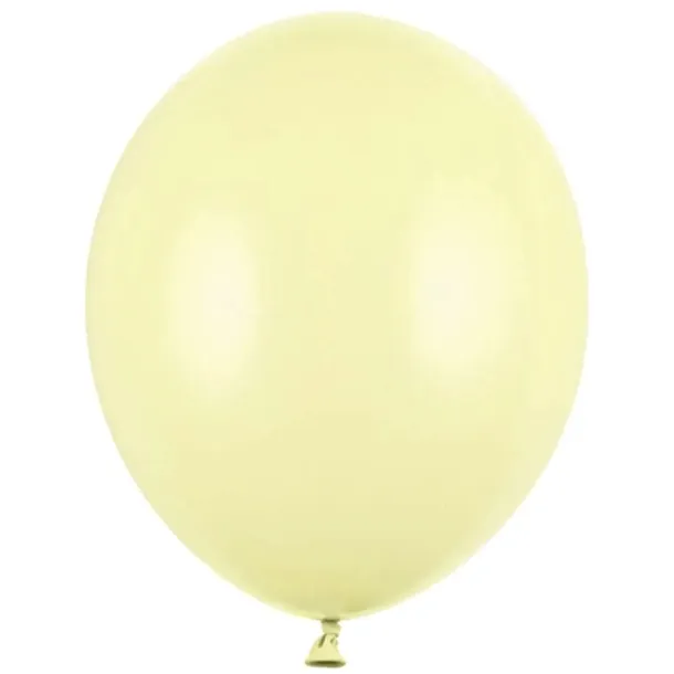balony-strong-30cm-pastel-light-yellow-50sztuk-stan-nowy