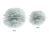 pompon-bibulowy-srebrny-35-cm-bibula-dekoracja-stan-nowy