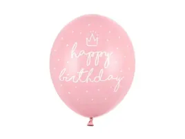 balony-30-cm-happy-birthday-urodziny-pastel-roz