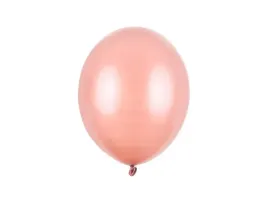 balony-strong-27-cm-metalik-rozowe-zloto-50-szt
