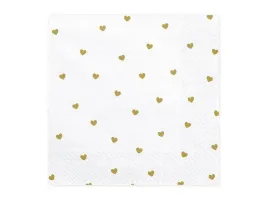 serwetki-papierowe-biale-w-zlote-serca-33x33-cm