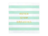 serwetki-papierowe-biale-never-stop-dreaming-paski