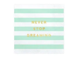 serwetki-papierowe-biale-never-stop-dreaming-paski