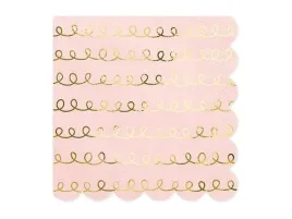 serwetki-papierowe-rozowe-szlaczki-zlote-32x32-cm