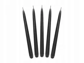 swieca-stozkowa-matowa-czarna-10-szt-24-cm-halloween