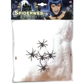 pajeczyna-biala-z-pajakami-halloween-100g