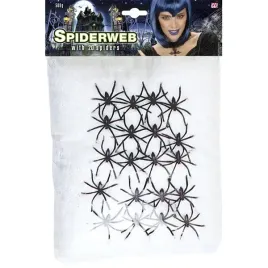 pajeczyna-biala-z-pajakami-halloween-500g