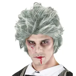 peruka-umarlaka-zombie-naukowiec-halloween