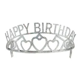 tiara-urodzinowa-happy-birthday-srebrna-brokat