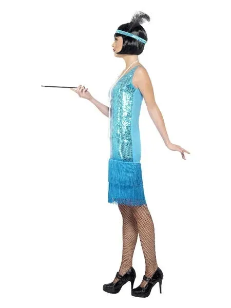 stroj-flapper-flapperka-niebieski-cekiny-retro-s
