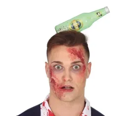 zielona-butelka-w-glowie-opaska-horror-halloween