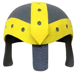 helm-rycerski-rycerz-szaro-zolty-miekki-filc